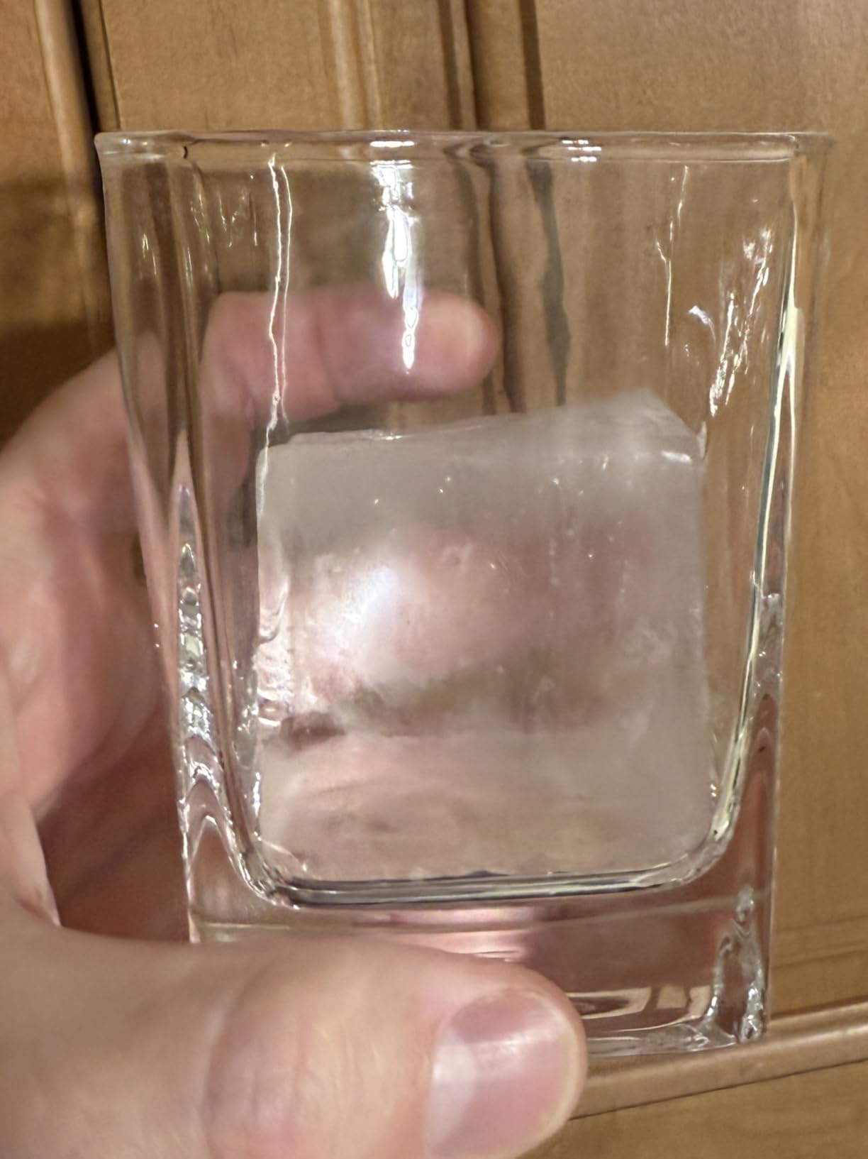 Square Everyday Drinking Glasses - Set of 16 Kitchen Drinkware Glass Cups. customer photo 1