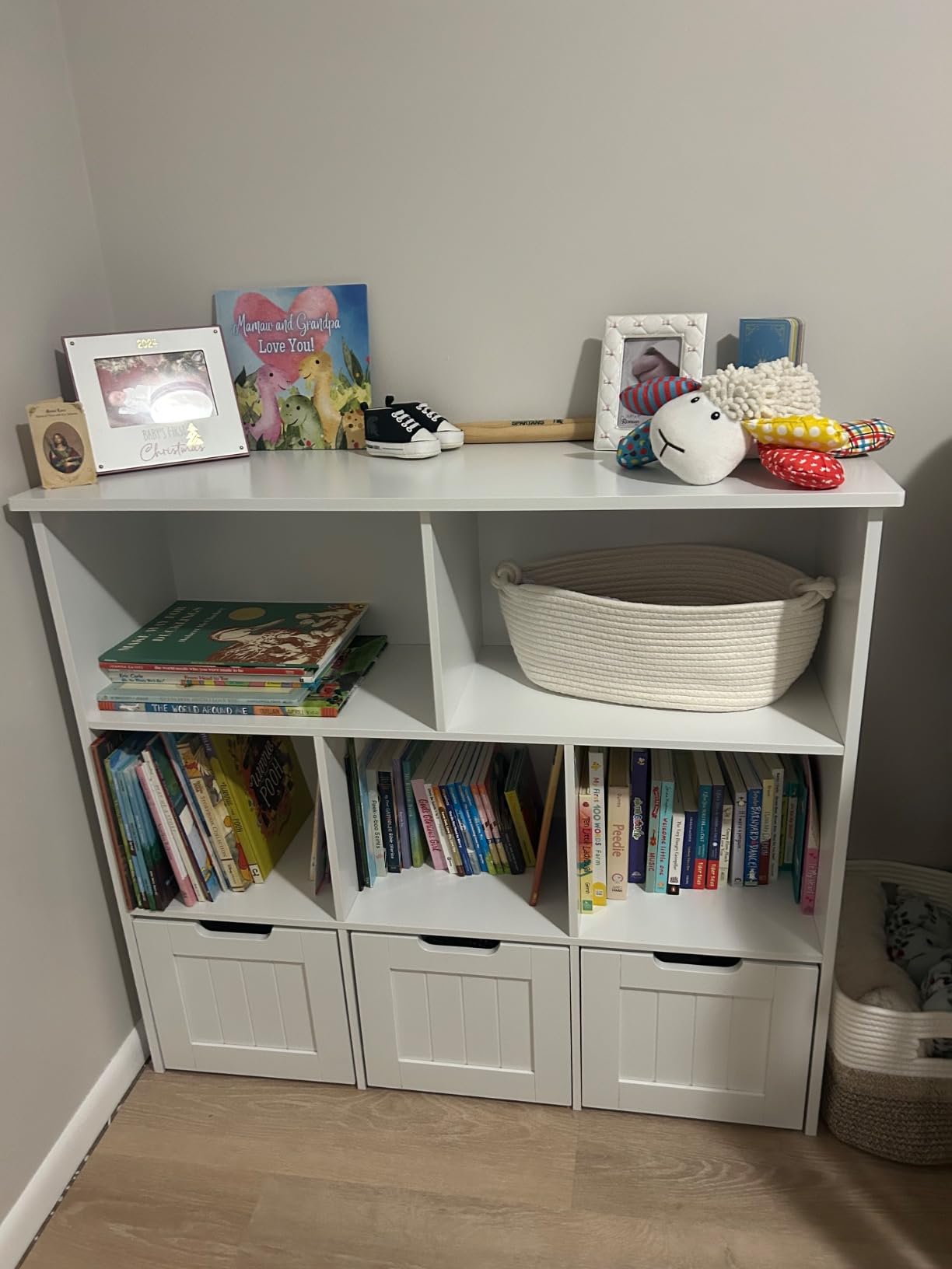 FOTOSOK Toy Storage Organizer with Movable Drawers, Toy Organizer for Kids customer photo 2