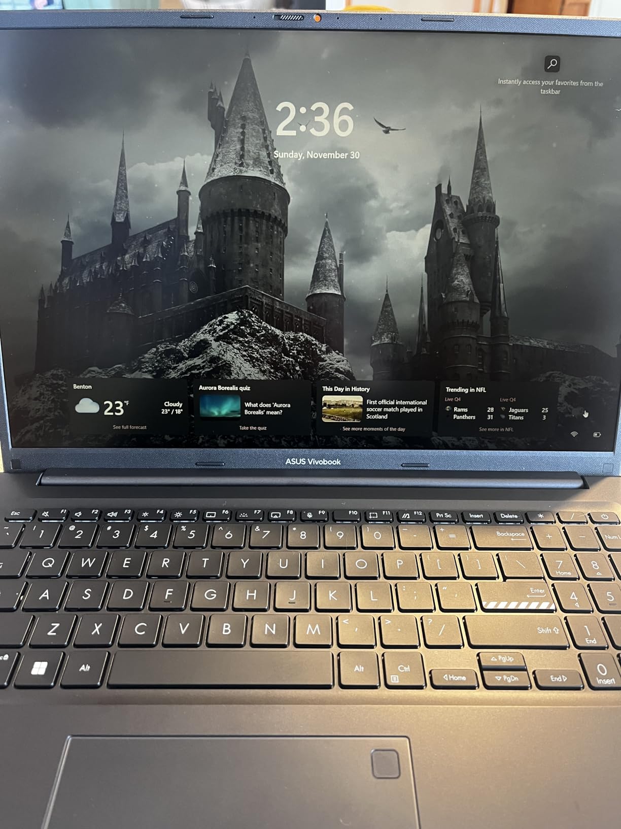 ASUS VivoBook 16 Laptop, 16” WUXGA (1920 x 1200) 16:10Display, AMD Ryzen 7 7730U CPU, AMD Radeon™ Graphics, 8GB RAM, 1TB SSD, Fingerprint Sensor, Windows 11 Home, Indie Black, M1605YA-ES74 customer photo 2