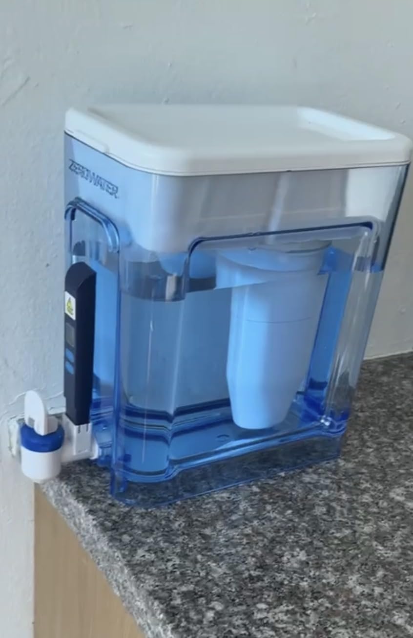 Culligan ZeroWater 22-Cup Ready-Read 5-Stage Water Filter Dispenser with 5-Stage 0 TDS Water Filter – IAPMO Certified to Reduce Lead, Chromium, and PFOA/PFOS customer photo 1