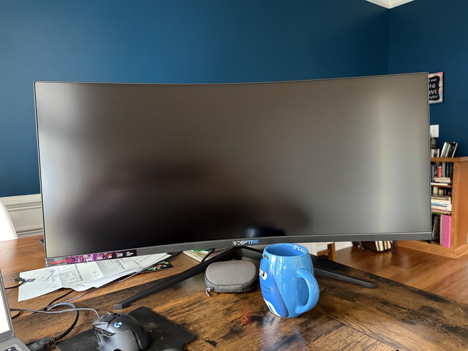 Sceptre 34-Inch Curved Ultrawide WQHD Monitor (3440 × 1440), R1500, up to 180Hz/165Hz, DisplayPort x2, 99% sRGB, 1ms, Built-in Speakers, Machine Black, 2025 (C345B-QUT168) customer photo 2