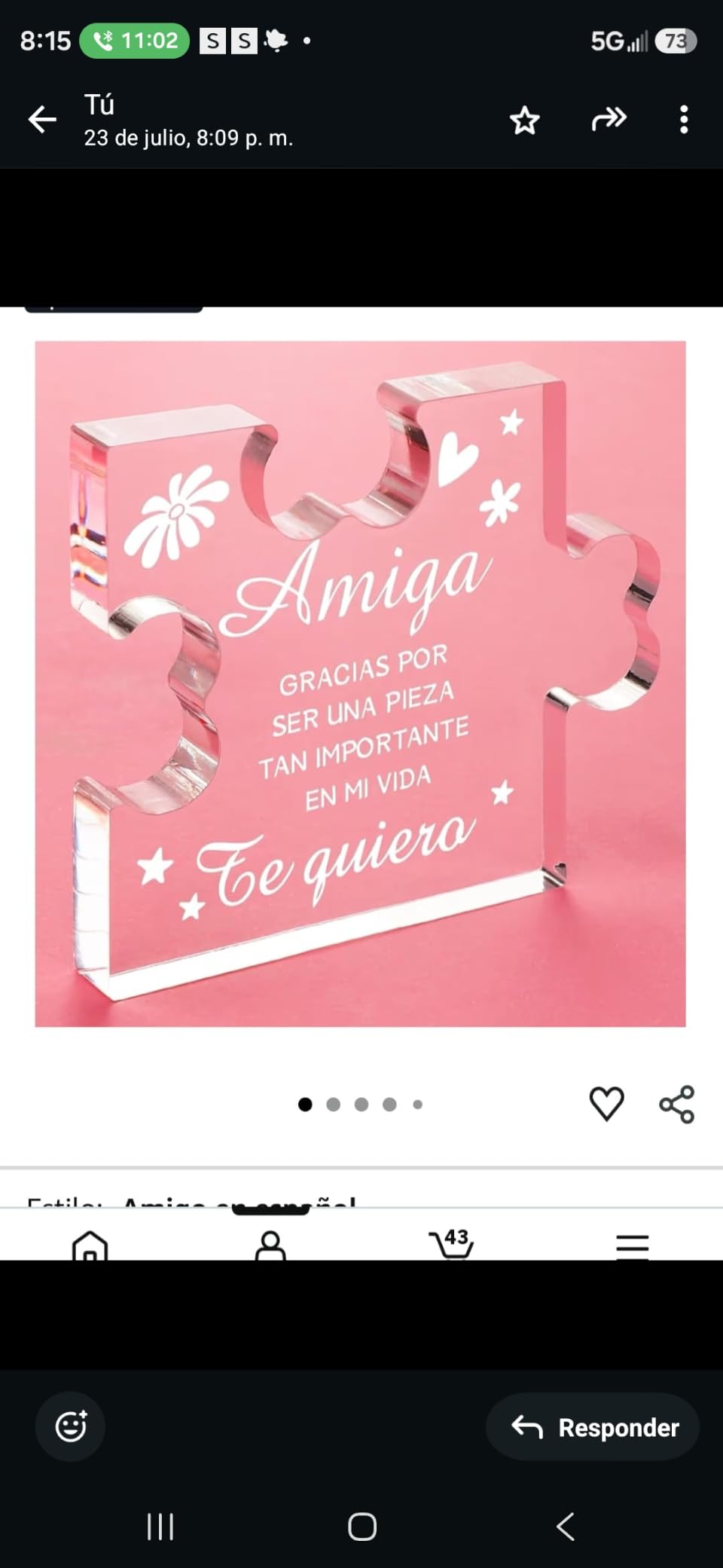 Funnli Uncle Gifts Acrylic Plaque with Sayings - Fathers Day Birthday Gifts For Uncle From Niece Nephew - 3.35 x 2.76 Inch Desk Decorations Card Gifts for Uncle customer photo 2