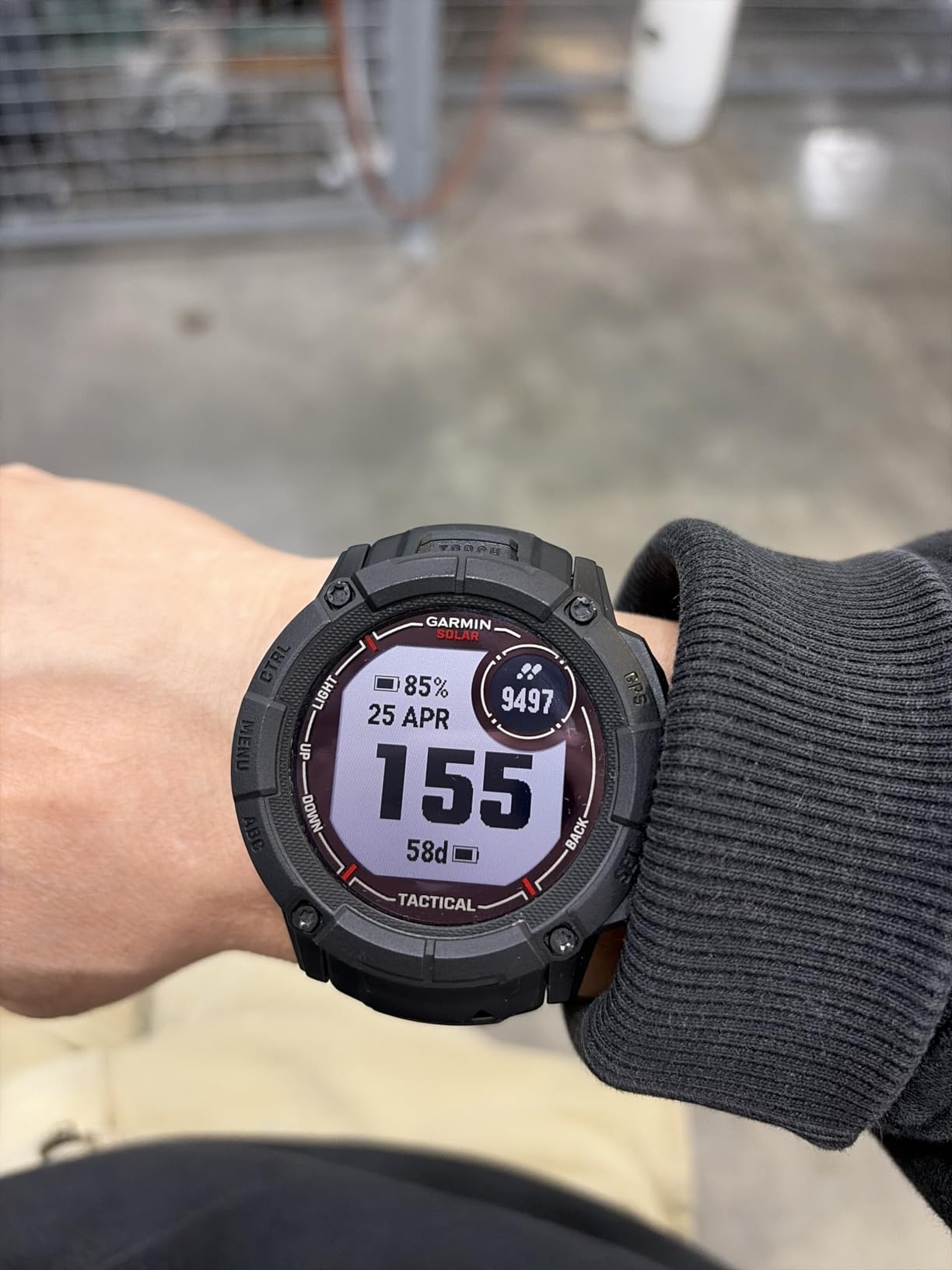 Garmin Instinct® 2X Solar Tactical, Rugged Outdoor Smartwatch, 50mm, Black customer photo 1