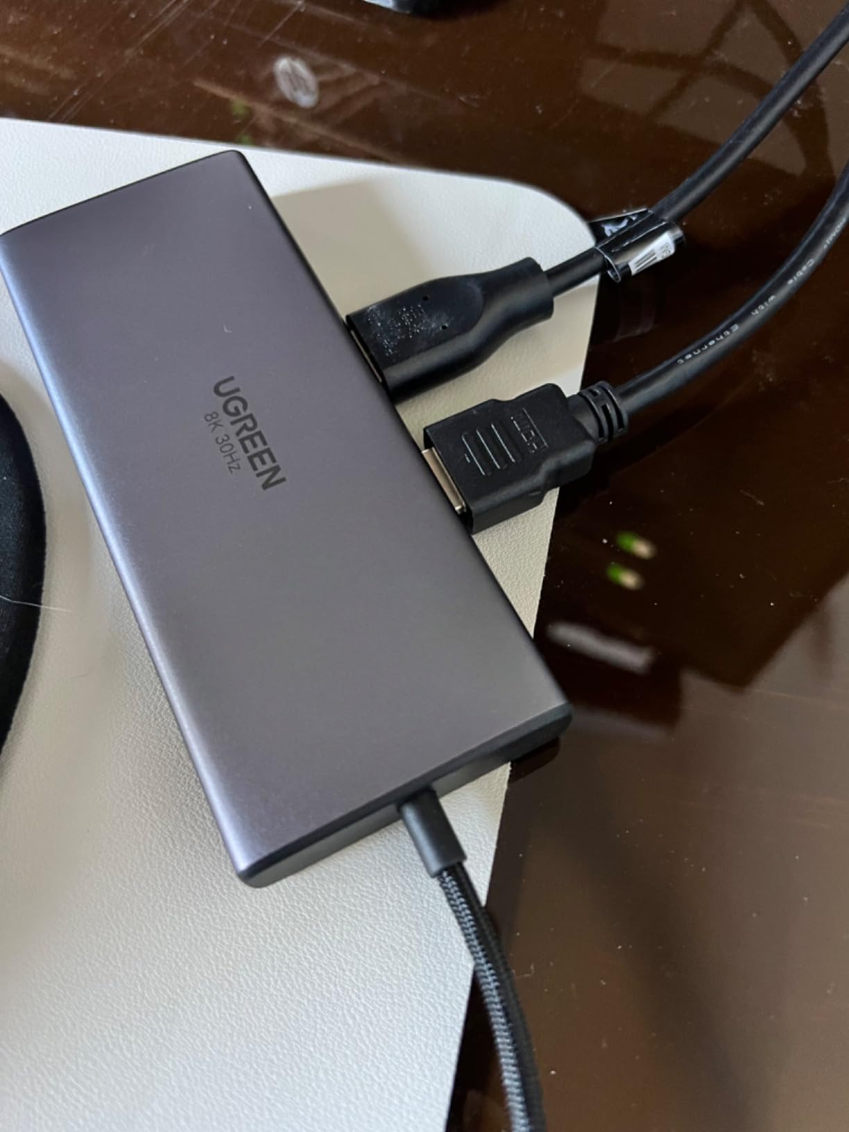 UGREEN USB C Docking Station Dual Monitor, 10-in-1 Laptop Dock with 2 HDMI customer photo 2