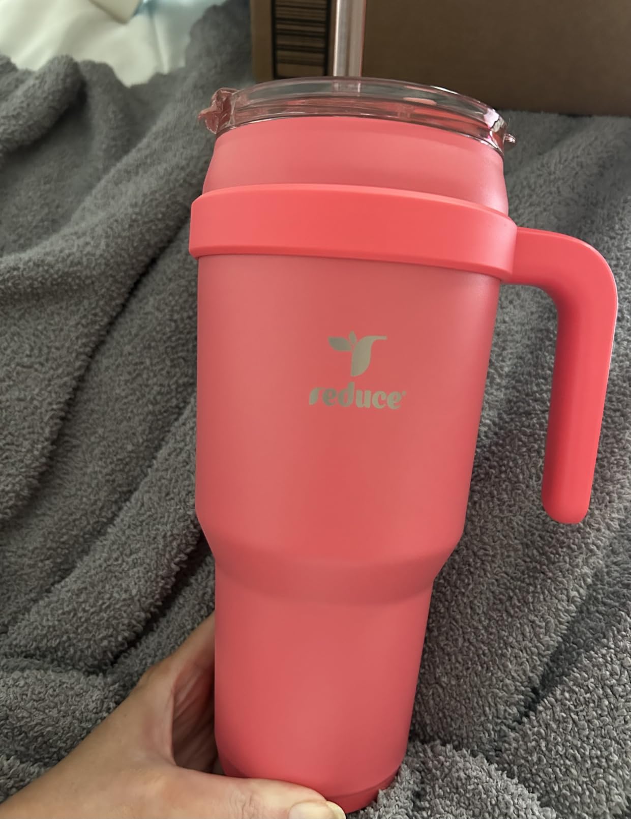 REDUCE 40 oz Stainless Steel Tumbler with Handle - Insulated Travel Mug customer photo 2