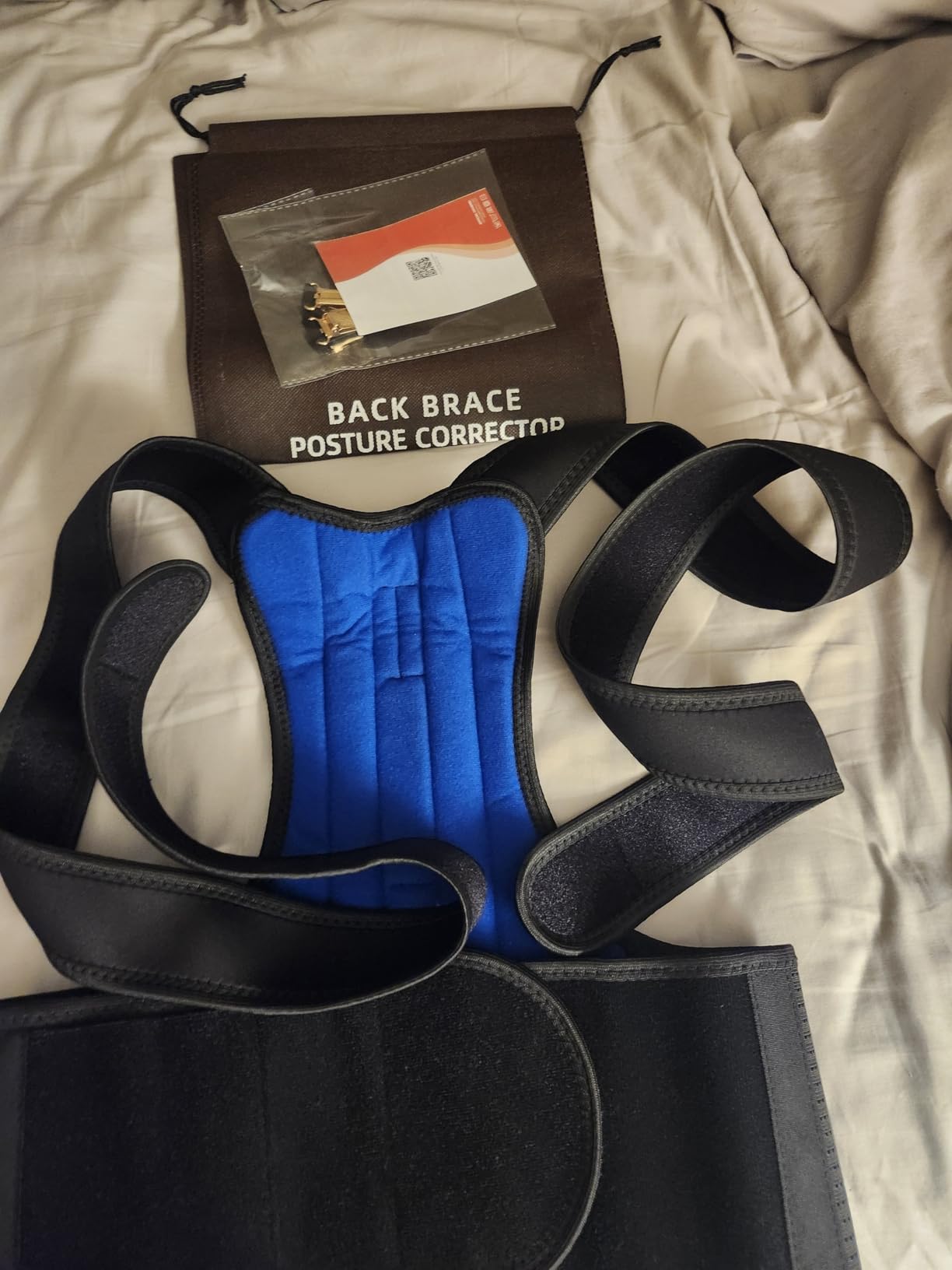 Upgraded Posture Corrector Back Brace for Men and Women, New Version Lumbar Support for Posture Improving and Pain Relief, Full Back Support for Neck, Shoulder, Waist Pain, M customer photo 2