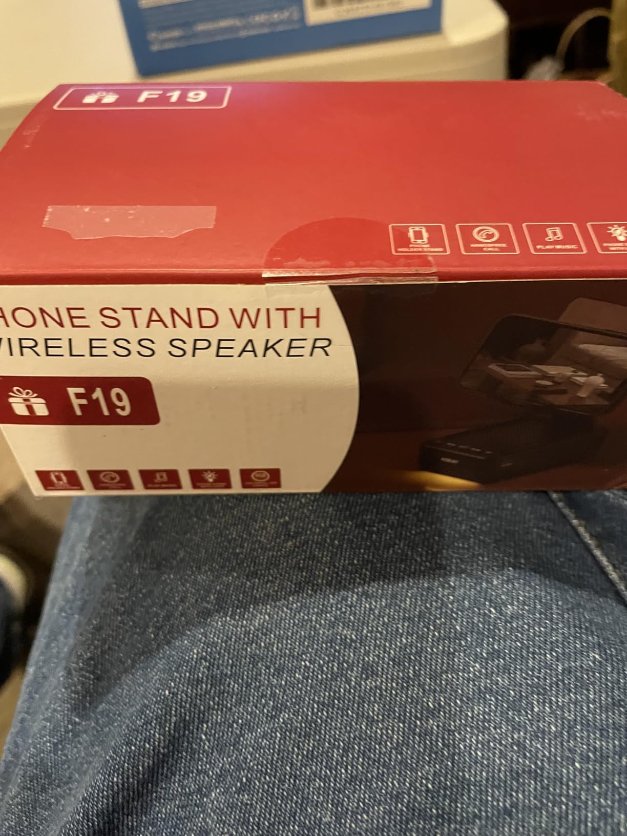 Gifts for Men Him, Cell Phone Stand with Bluetooth Speaker&Led Color Changing Light, Unique Gifts for Women Dad Her Husband, Cool Tech Gadget Wireless Speaker, Birthday Gifts for Men, Ideal Gifts customer photo 1