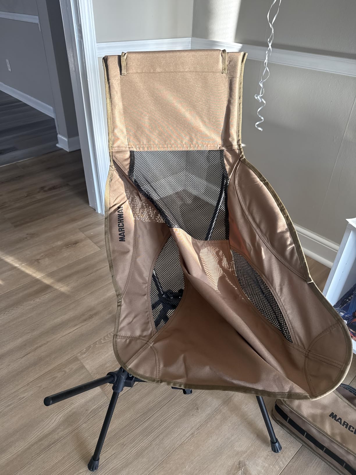 MARCHWAY Lightweight Folding High Back Camping Chair with Head Support, Stable Portable Compact for Outdoor Camp, Travel, Beach, Picnic, Festival, Hiking, Backpacking (Highback Green) customer photo 1