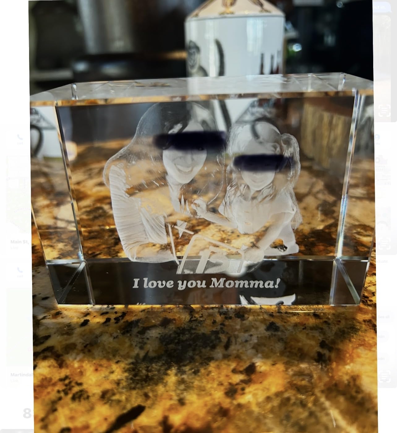 ArtPix 3D Premium Crystal Photo, Personalized Gifts for Women, Wife, Mom, Her, Him, Men, Great Customized Gift With Your Own Photo - Anniversary, Wedding, Birthday customer photo 1