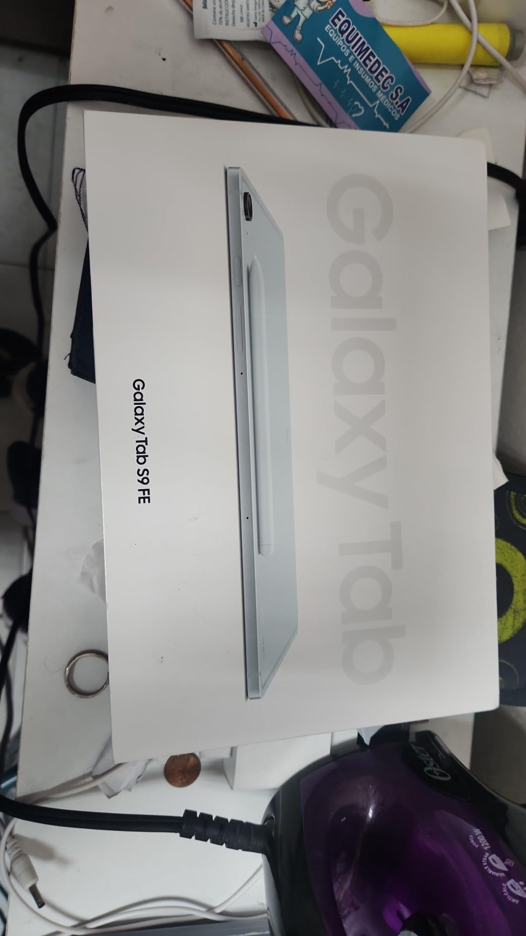 Samsung Galaxy Tab S9 FE 10.9” 128GB WiFi Android Tablet, Large Display, Long Battery Life, Powerful Processor, S Pen, 8MP Camera,Lightweight Durable Design,Expandable Storage,US Version 2023 Silver customer photo 2