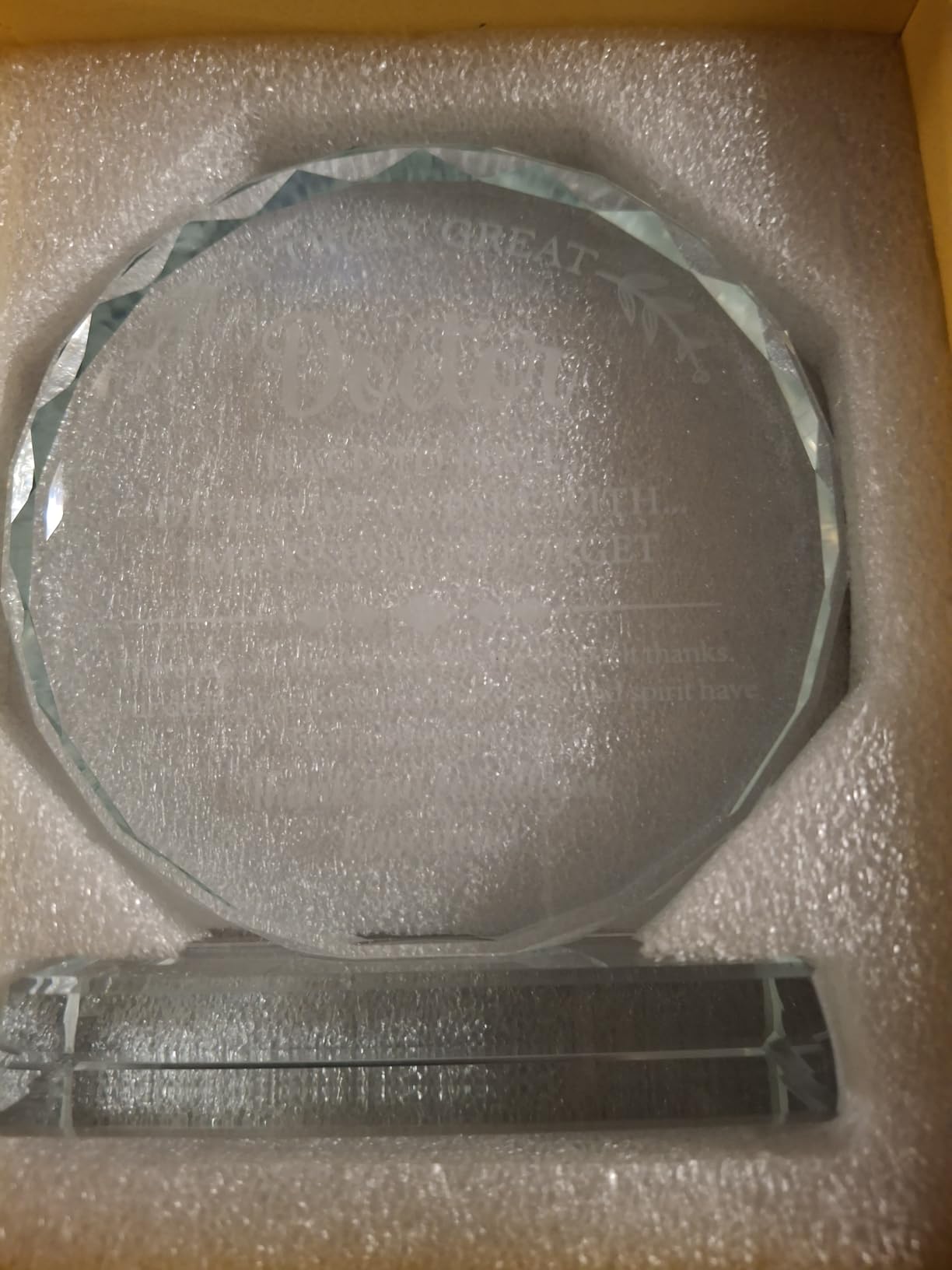 Mentor Gifts Exquisite Crystal Plaque with Gift Box Packaging, Appreciation Gifts for Mentor, Mentor Teacher's Day/Christmas/Graduation/Retirement/Birthday Gifts for Mentor customer photo 1