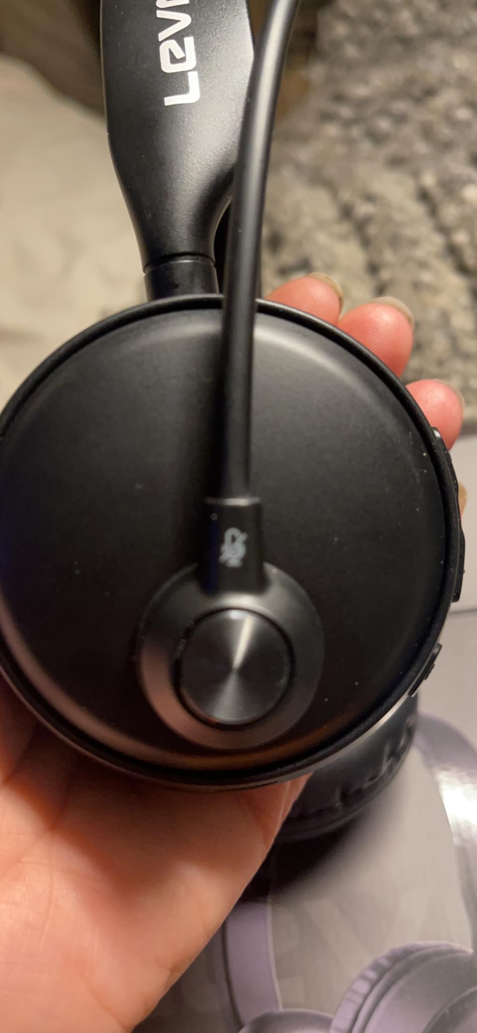Wireless Headset with Mic for Work, Wireless Headset with Microphone AI Noise Cancelling, Bluetooth 5.3, 60H Battery, Mute Button, Comfortable Over Ear Headphones for PC, Laptop, Call Center, Office customer photo 1