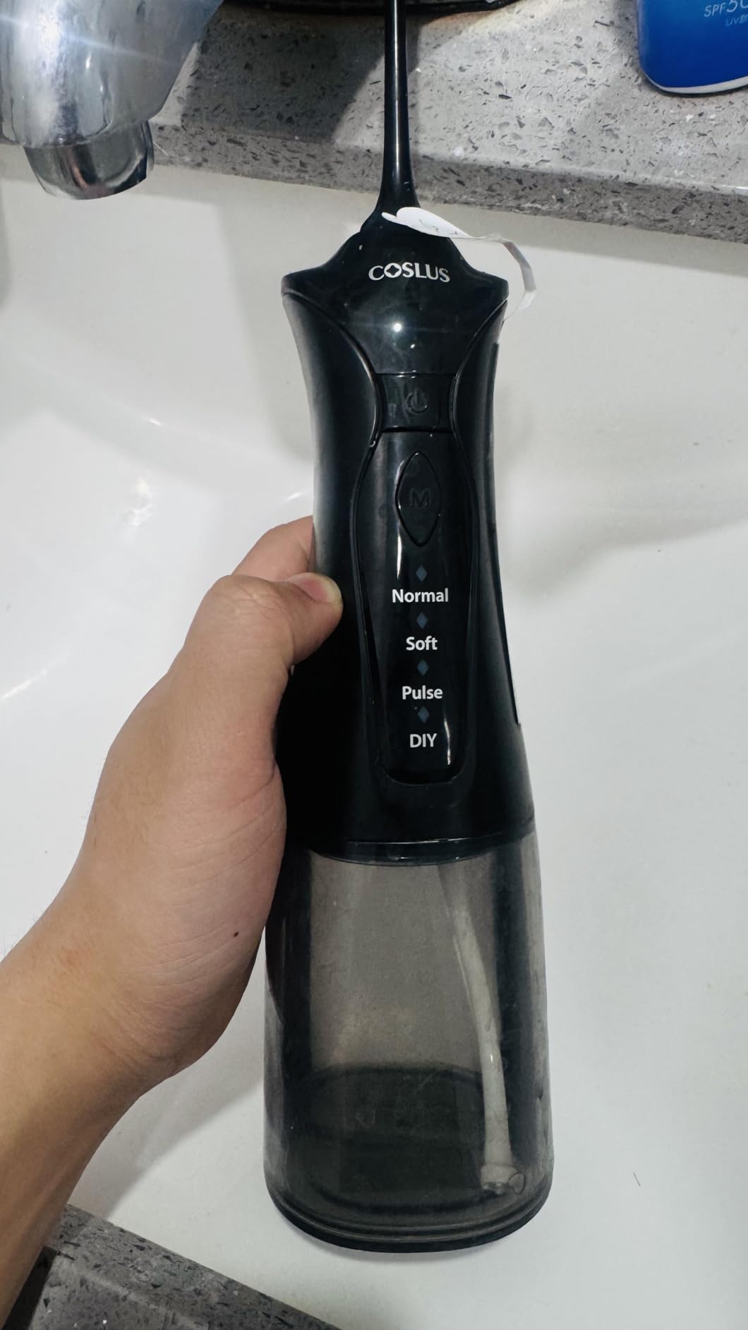 COSLUS C30 Portable Water Dental Flosser Pick Teeth, Upgraded DIY Mode customer photo 1