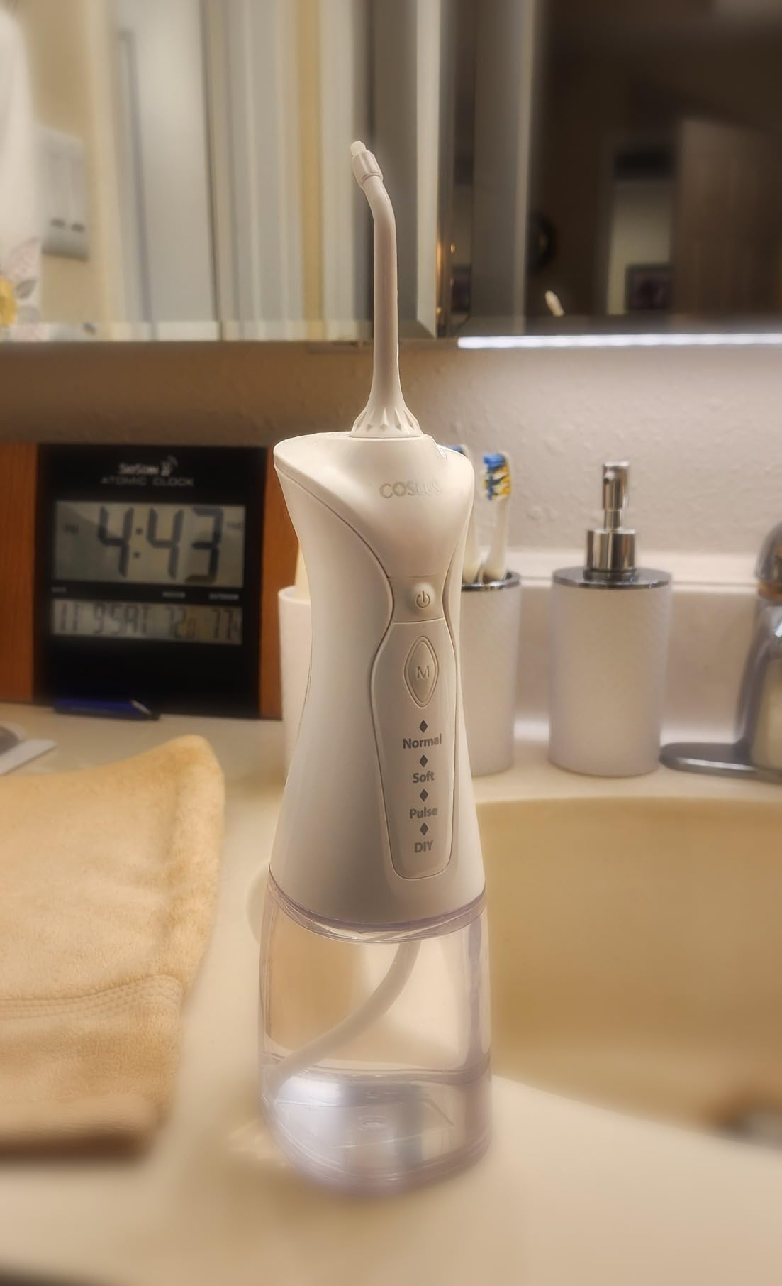 COSLUS C30 Portable Water Dental Flosser Pick Teeth, Upgraded DIY Mode customer photo 2