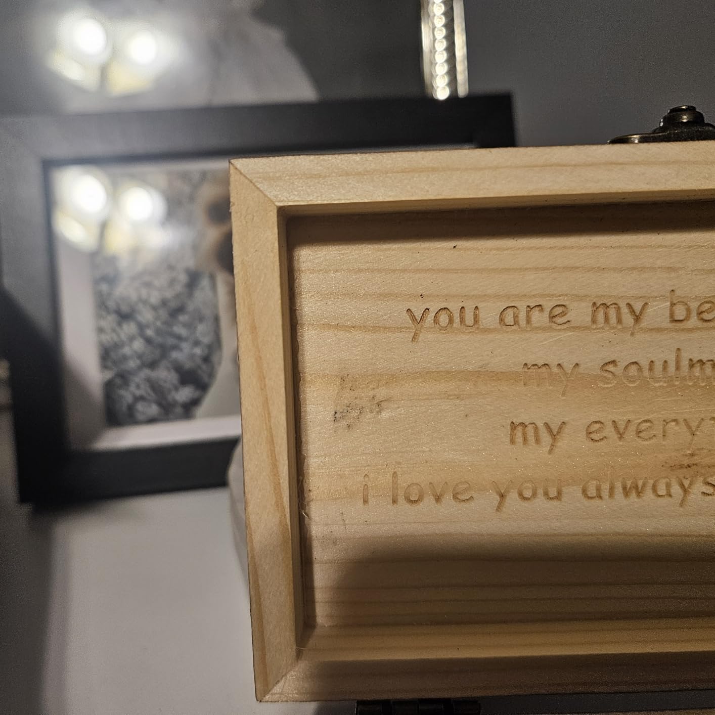 Titorld Gifts for Men Dad Him Fathers Day, Anniversary Birthday Gifts ideas for Boyfriend Husband, Engraved Pocket Knife, Wooden Handle Folding Knife with Wood Box 7.8 Inch customer photo 1