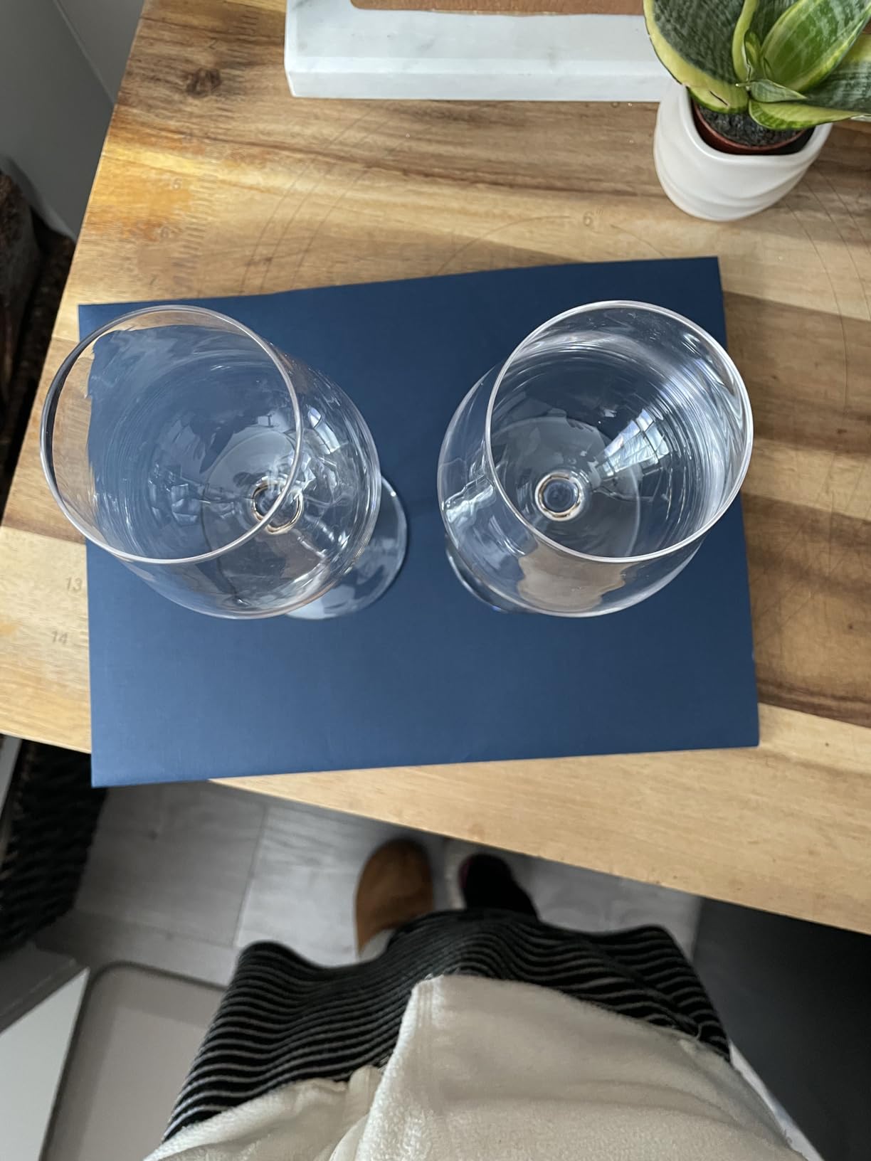 Stemless Wine Glasses Set of 4, 18oz Red White Wine Glass, No Stem customer photo 1