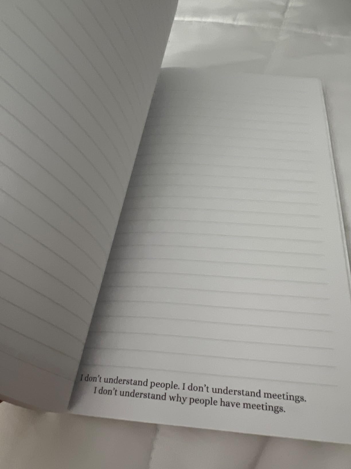 Things I Can't Say Out Loud In Meetings: Funny Notebook for Work, Gag Gift, Boss, Office, Secret Santa Gift for Coworker (Lined Journal with Quotes) customer photo 1