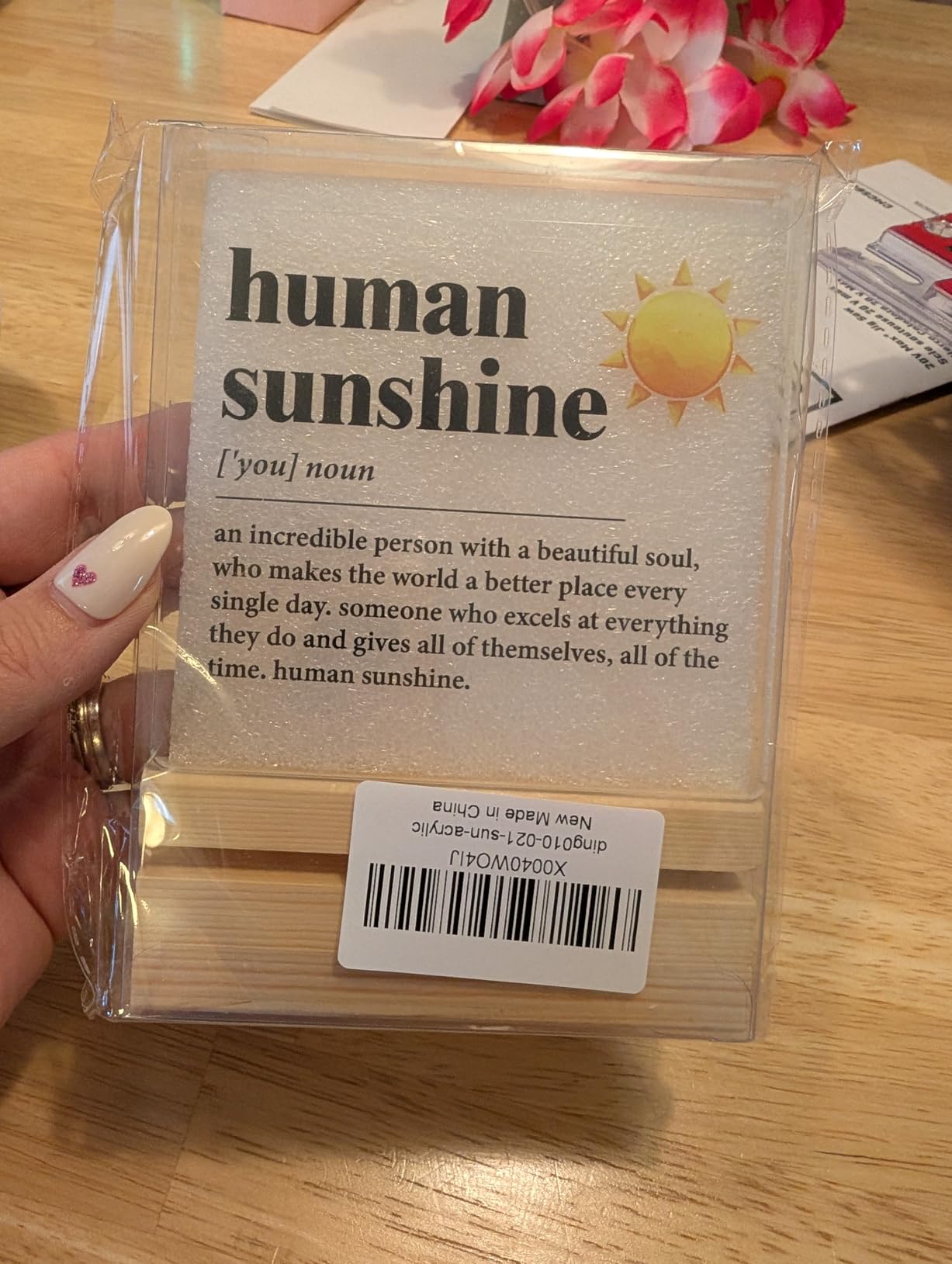 Human Sunshine Motivational Gift for Women Men, Employee Appreciation Gifts customer photo 1