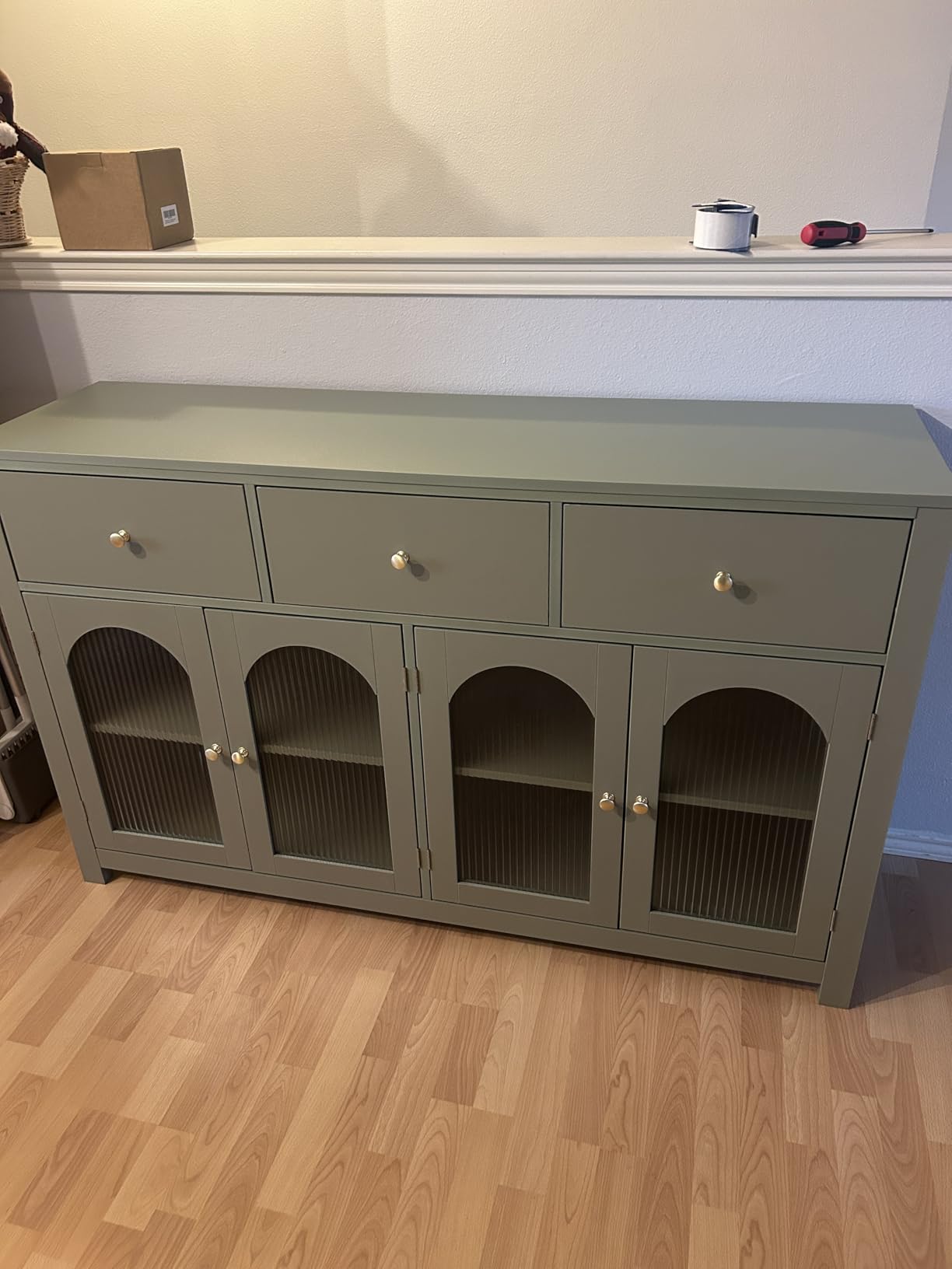 FINETONES Buffet Cabinet with Storage, Kitchen Storage Cabinet for Home customer photo 2
