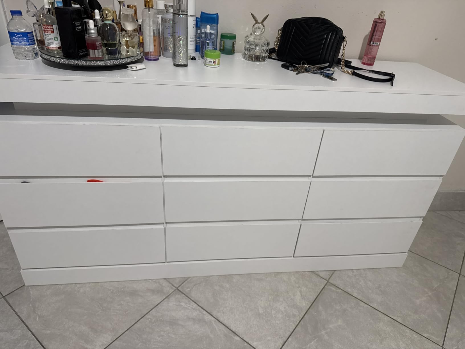 Gyfimoie 6 Drawer Dresser with Power Outlet, Dresser with LED Light customer photo 2