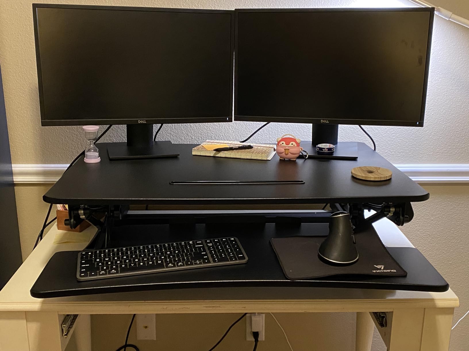 38 Inch Standing Desk Converter, Adjustable Height customer photo 1