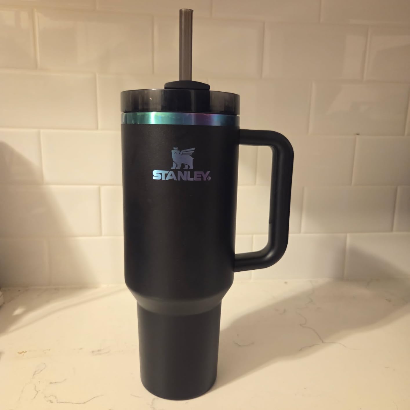 STANLEY Quencher H2.0 Flow State Tumbler, 40 oz, Black 2.0 customer photo 2