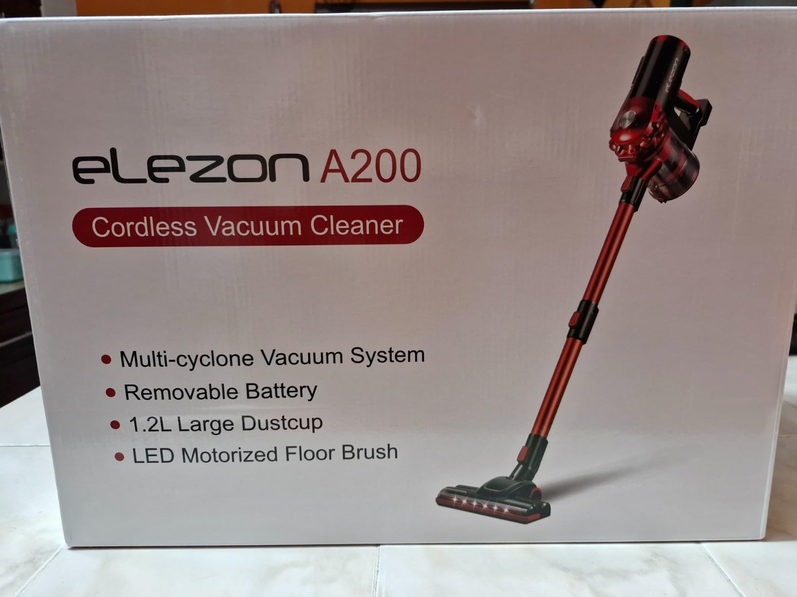 elezon A200 Cordless Vacuum Cleaner, Stick Vacuum with Powerful Suction, Max 38 Mins Runtime, Rechargeable Battery, HEPA Filter, Portable Lightweight Vacuum Cleaners for Home, Hard Floor, Pet Hair customer photo 2