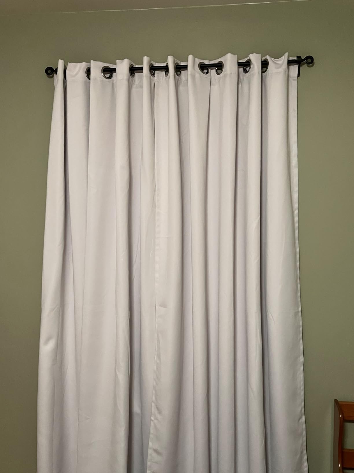 BGment Baby Blue 100% Blackout Curtains for Nursery Bedroom 63 Inch Length 2 Panels, Thermal Insulated Full Light Blocking Grommet Noise Cancelling Window Curtains for Kids Room, 52 Inch Wide Each customer photo 1