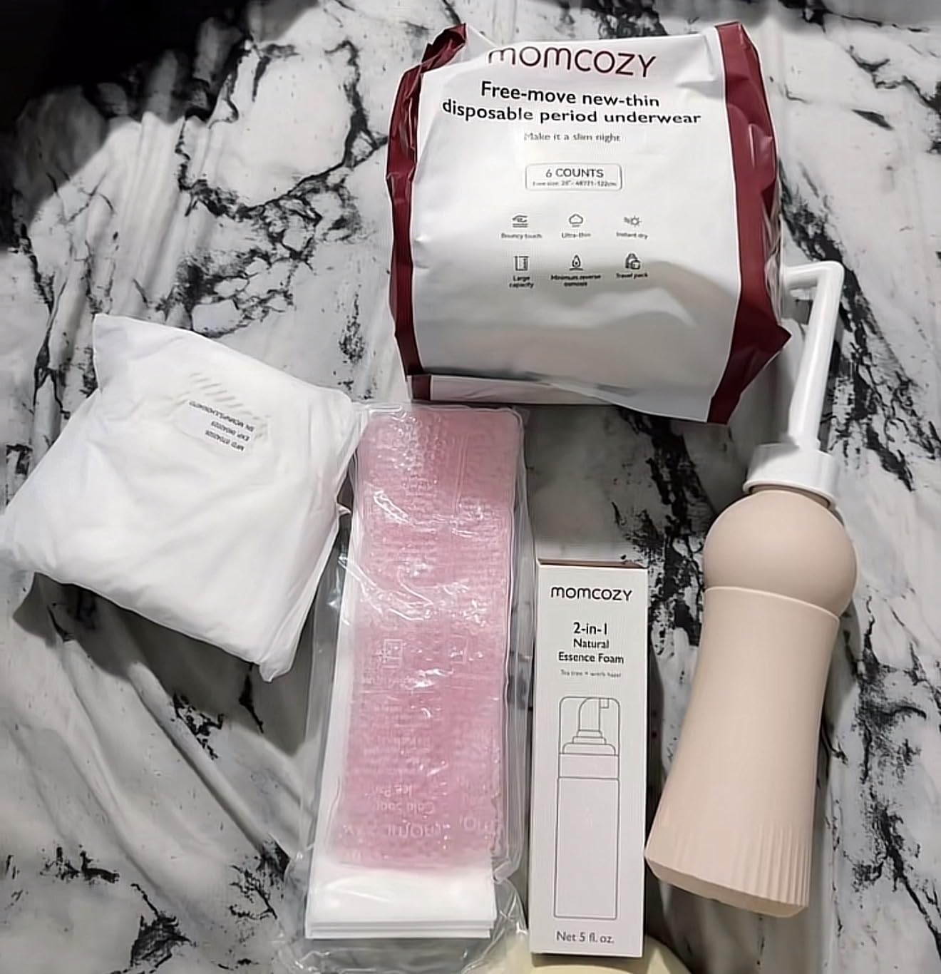 Momcozy 12pc Postpartum Recovery Kit, Labor & Delivery Essentials for Moms customer photo 2