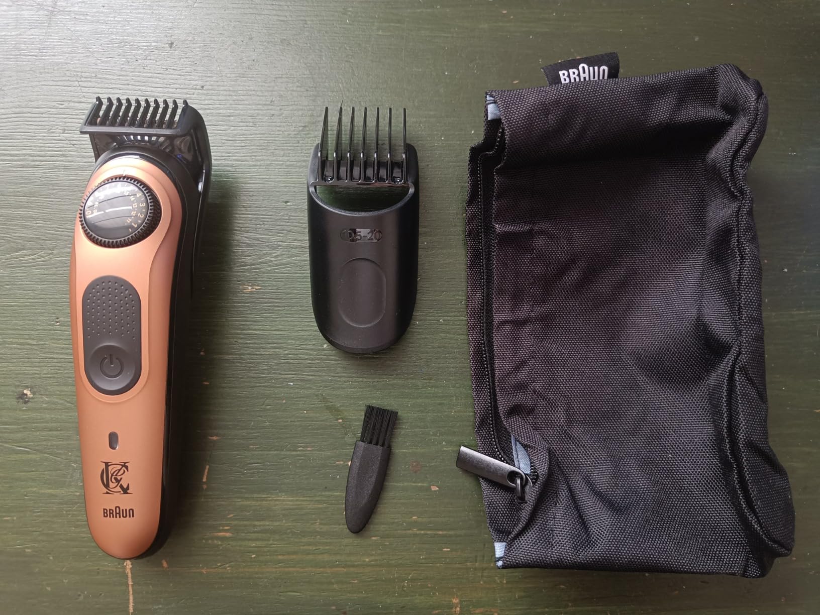 King C. Gillette Beard Trimmer PRO with 40 beard length settings in precise 0.5mm steps, cordless design & 1 trimmer, 1 brush, 2 combs, 1 charger and 1 T-blade customer photo 1