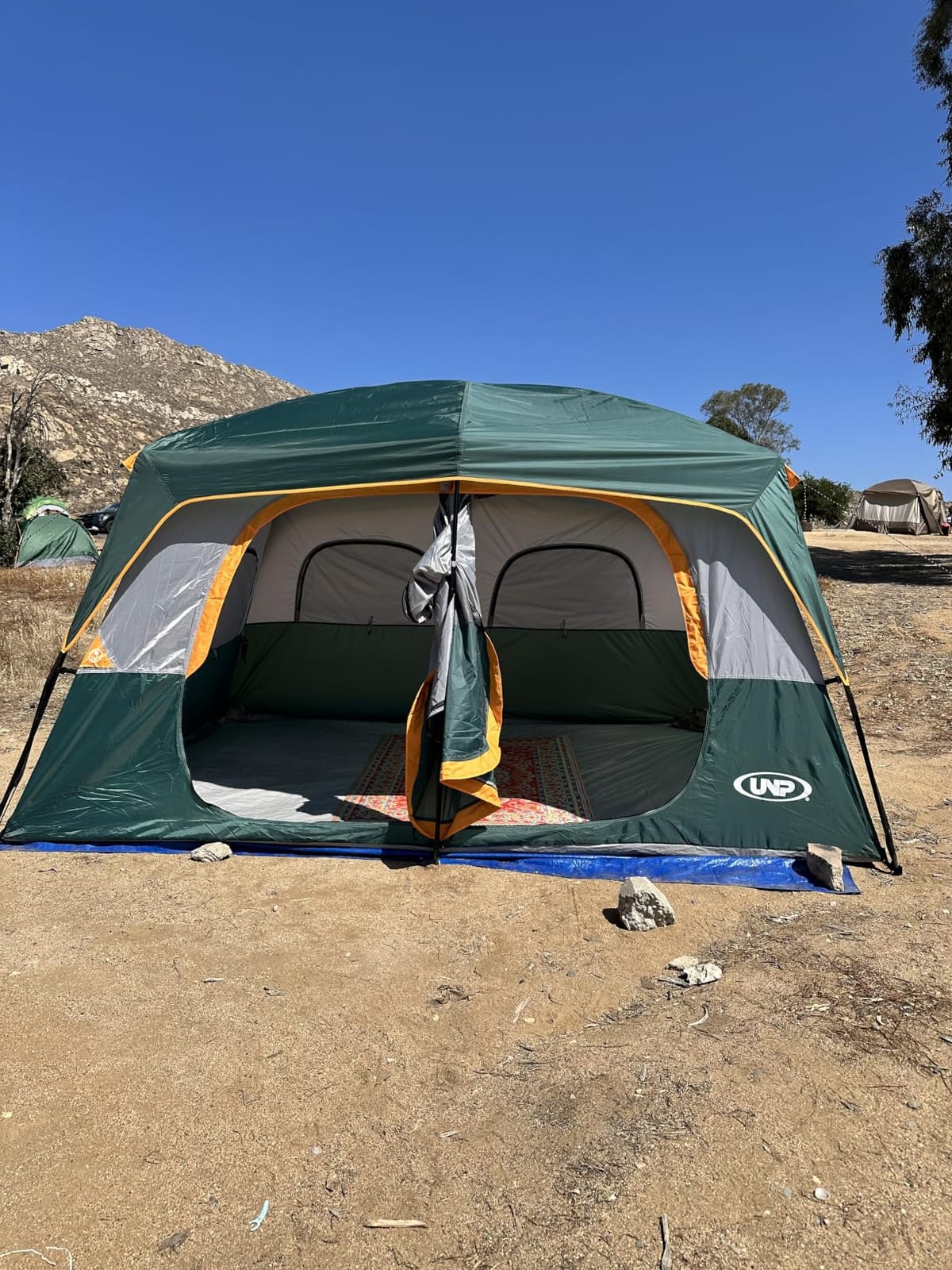 UNP 2/4/6/8 Person Tent, Portable Cabin Tent, Camping Tent 4-Person Easy Set Up, Waterproof with Top Rainfly for Outdoor Camping/Hiking customer photo 2