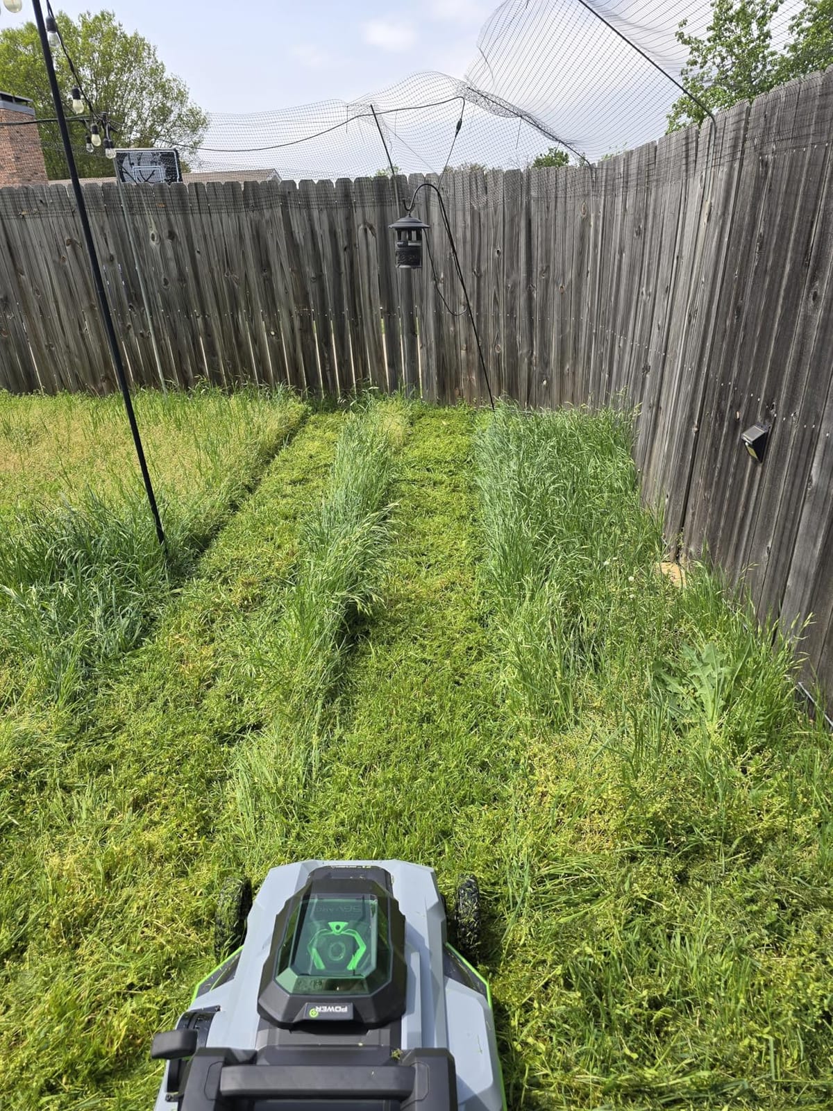 EGO Power+ Electric Lawn Mower, Self-Propelled Cordless with Touch Drive, Includes (2) 56V 4.0Ah Batteries and Rapid Charger – LM2122SP-2 customer photo 1