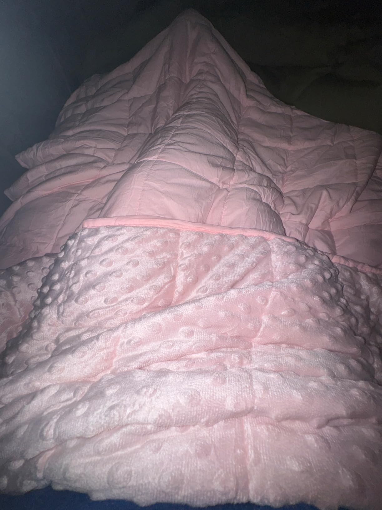 Mr. Sandman Cooling Weighted Blanket for Adults, Queen Size 15 lbs, 60″x80″ customer photo 1