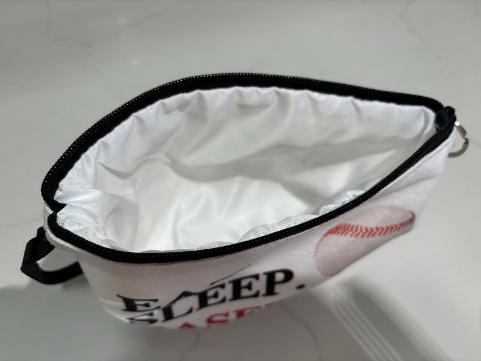 Pickleball Gifts for Women, Travel Makeup Cosmetic Bag customer photo 2