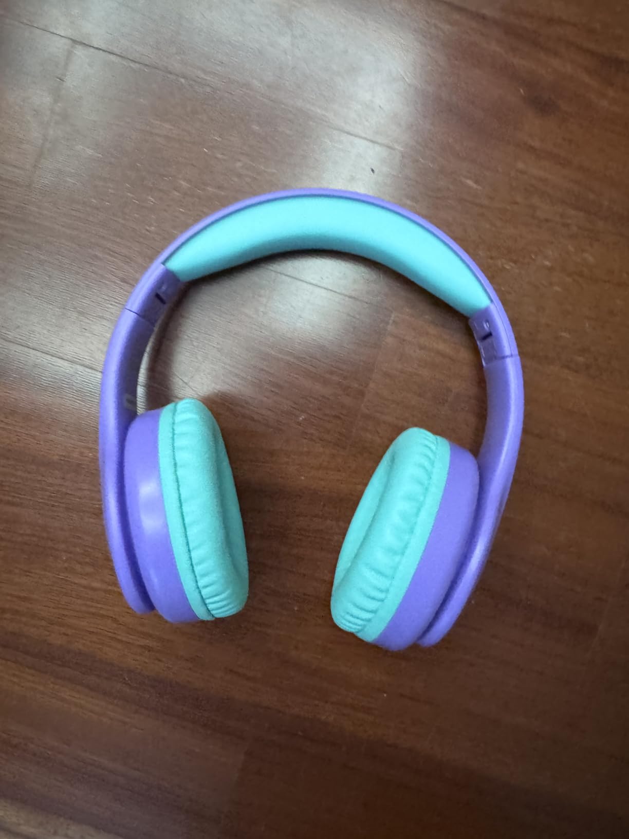 JoySpark Kids Bluetooth Headphones Over-Ear, 60Hrs, Built-in Mic-Blue customer photo 2