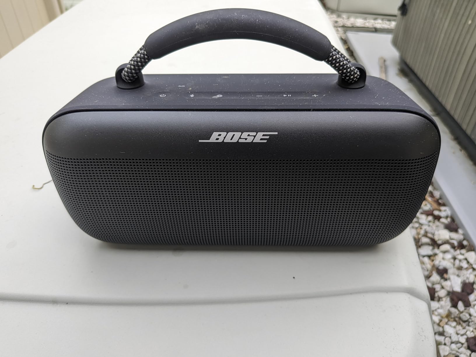 Bose SoundLink Max Bluetooth Speaker - Portable Wireless Party Speaker, IP67 Waterproof, Rope Handle, Up to 20 Hours of Playtime, USB-C, Built-in 3.5mm AUX Input, Black customer photo 2
