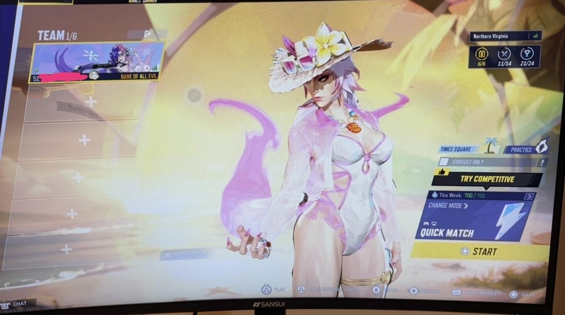 SANSUI 34-Inch Curved Gaming Monitor UWQHD 3440 x 1440P 200Hz Ultrawide customer photo 1