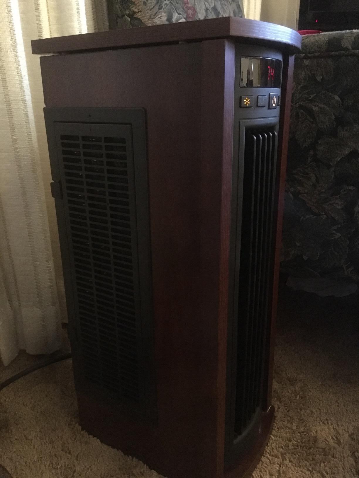 duraflame Electric Tower Heater, Oscillating Tower and Space Heater for Office or Large Room up to 1,000 Square Feet customer photo 2
