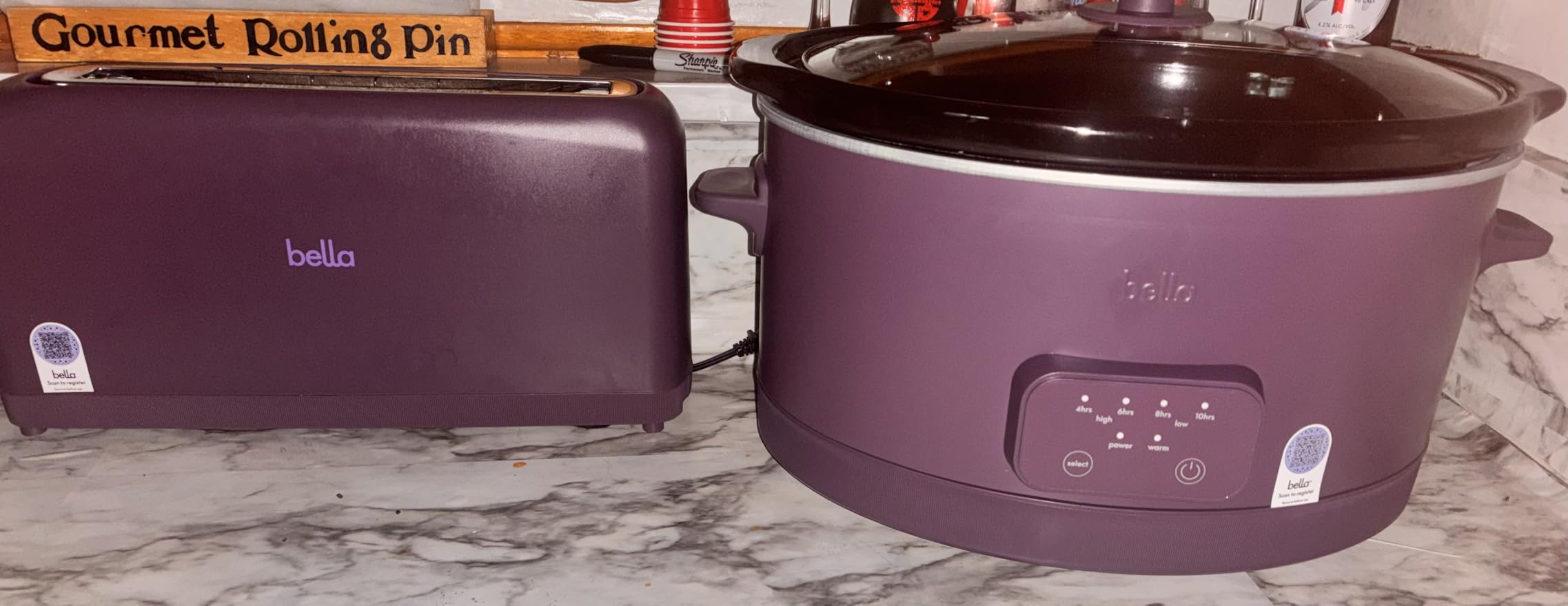 bella SAVOR 6qt Programmable Non-Toxic Slow Cooker, Oatmilk customer photo 1
