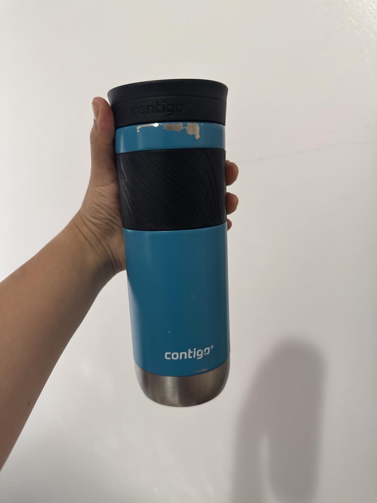 Contigo Byron 2.0 Stainless Steel Travel Mug with Snapseal Lid and Grip 20oz, Blueberry, Great for hot and cold beverages customer photo 1