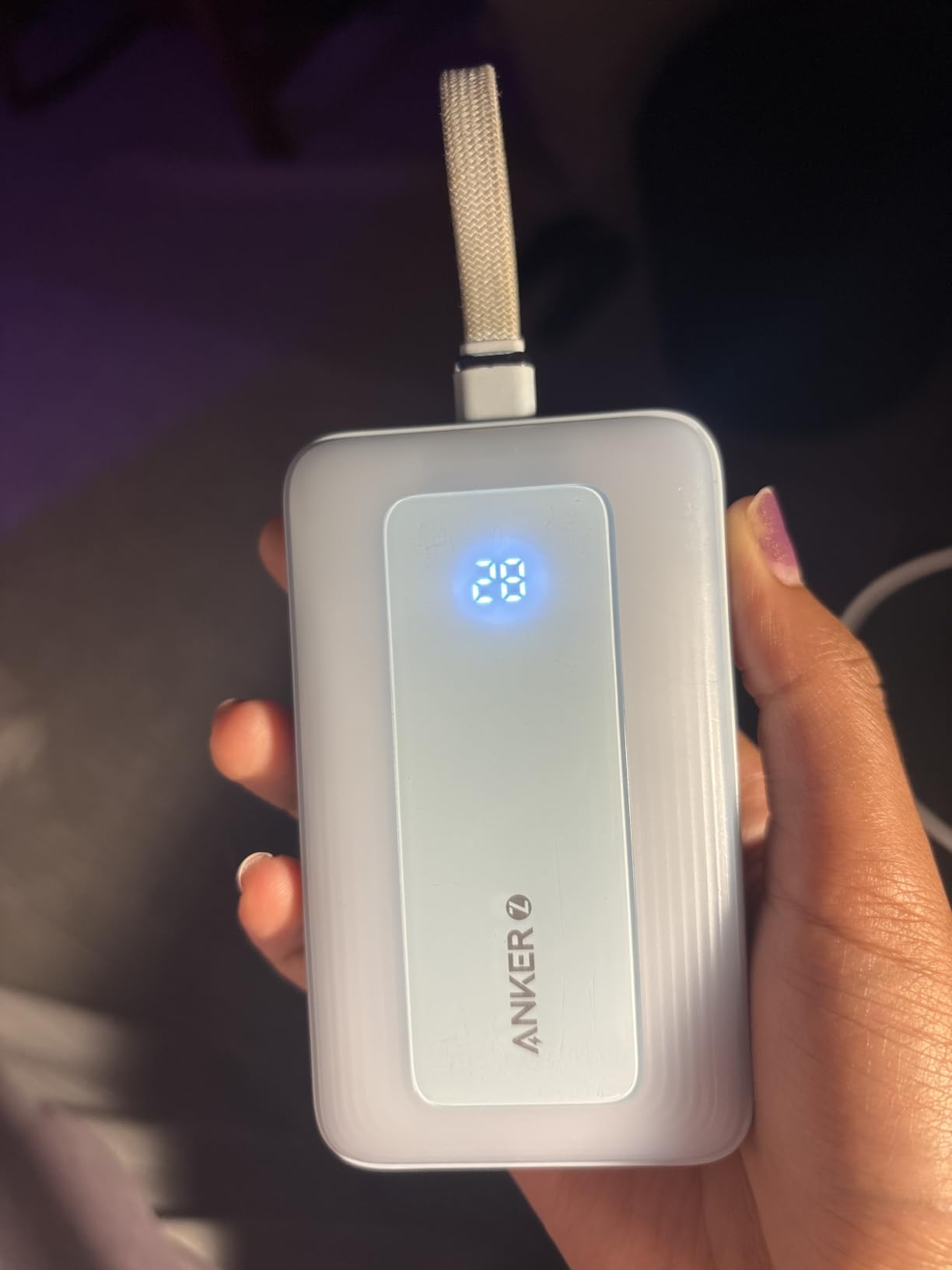 Anker Power Bank,10,000mAh 30W with USB-C Travel Essential Portable Charger customer photo 1