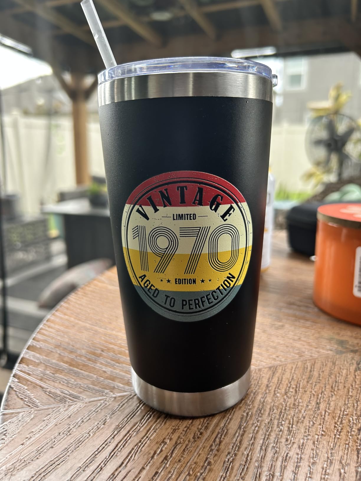 50th Birthday Gifts for Women Men - 1976 50th Birthday Decorations Gifts Ideas for Her Him - 50 Year Old Birthday Gift for Men Women Turning 50 Gift Ideas - 20oz Stainless Steel Tumbler customer photo 2