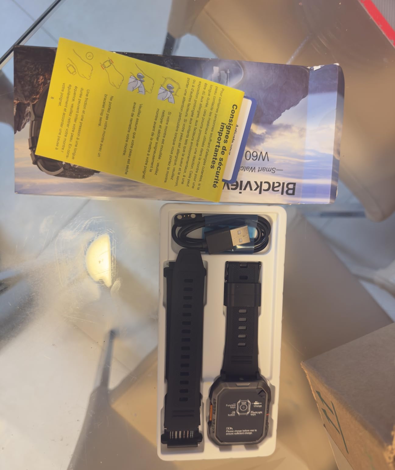 Military Smart Watch for Men(Answer/Make Call), Outdoor Sports Smartwatch with Flashlight/100 Days Battery/Compass/Heart Rate/SpO2/Sleep Monitor/2 Straps, Fitness Tracker for iPhone/Android Phones customer photo 1