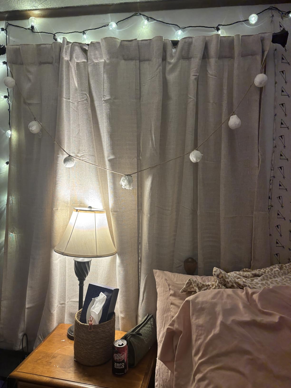 BGment 96 Inch Length Linen Semi Sheer Curtains for Living Room 2 Panels customer photo 1