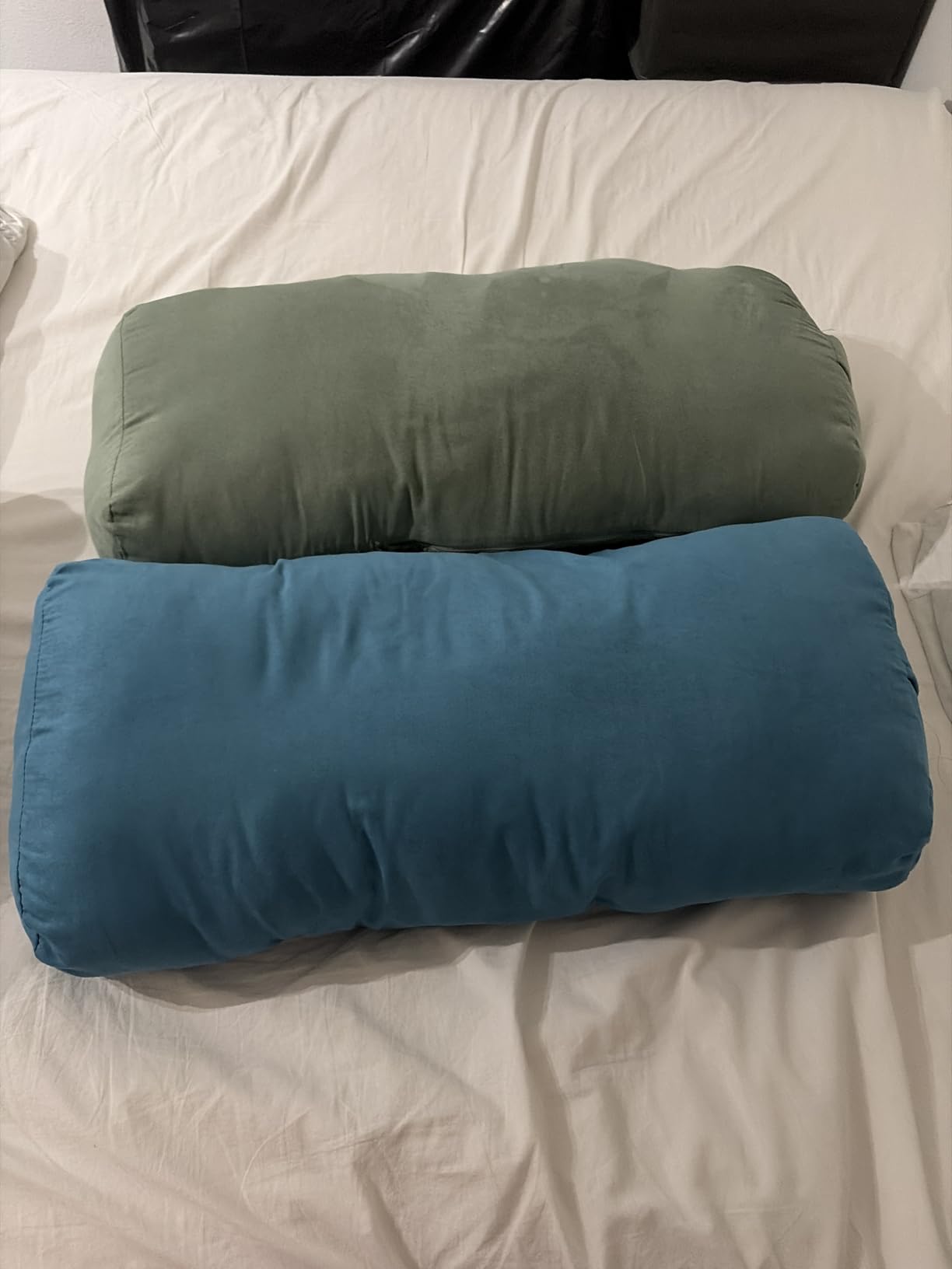Gaiam Yoga Bolster Pillow, Supportive Cushion for Restorative Yoga customer photo 1