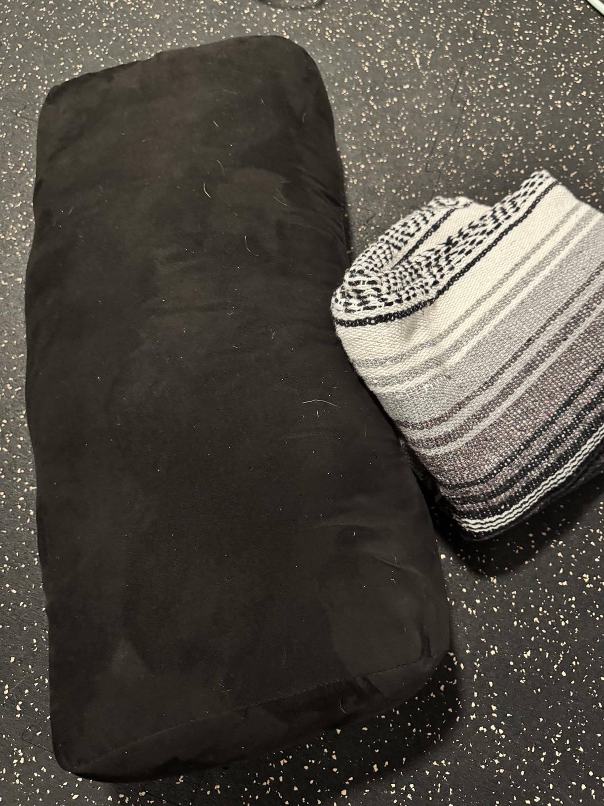 Gaiam Yoga Bolster Pillow, Supportive Cushion for Restorative Yoga customer photo 2