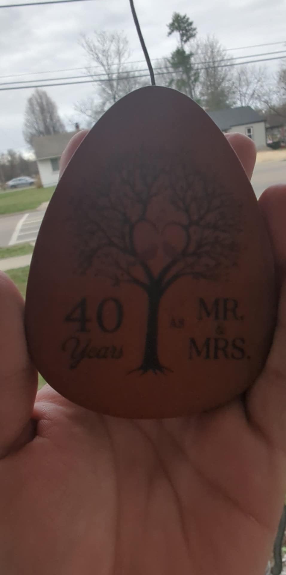 Leebbsin Gifts for 40th Wedding Anniversary, 25.5