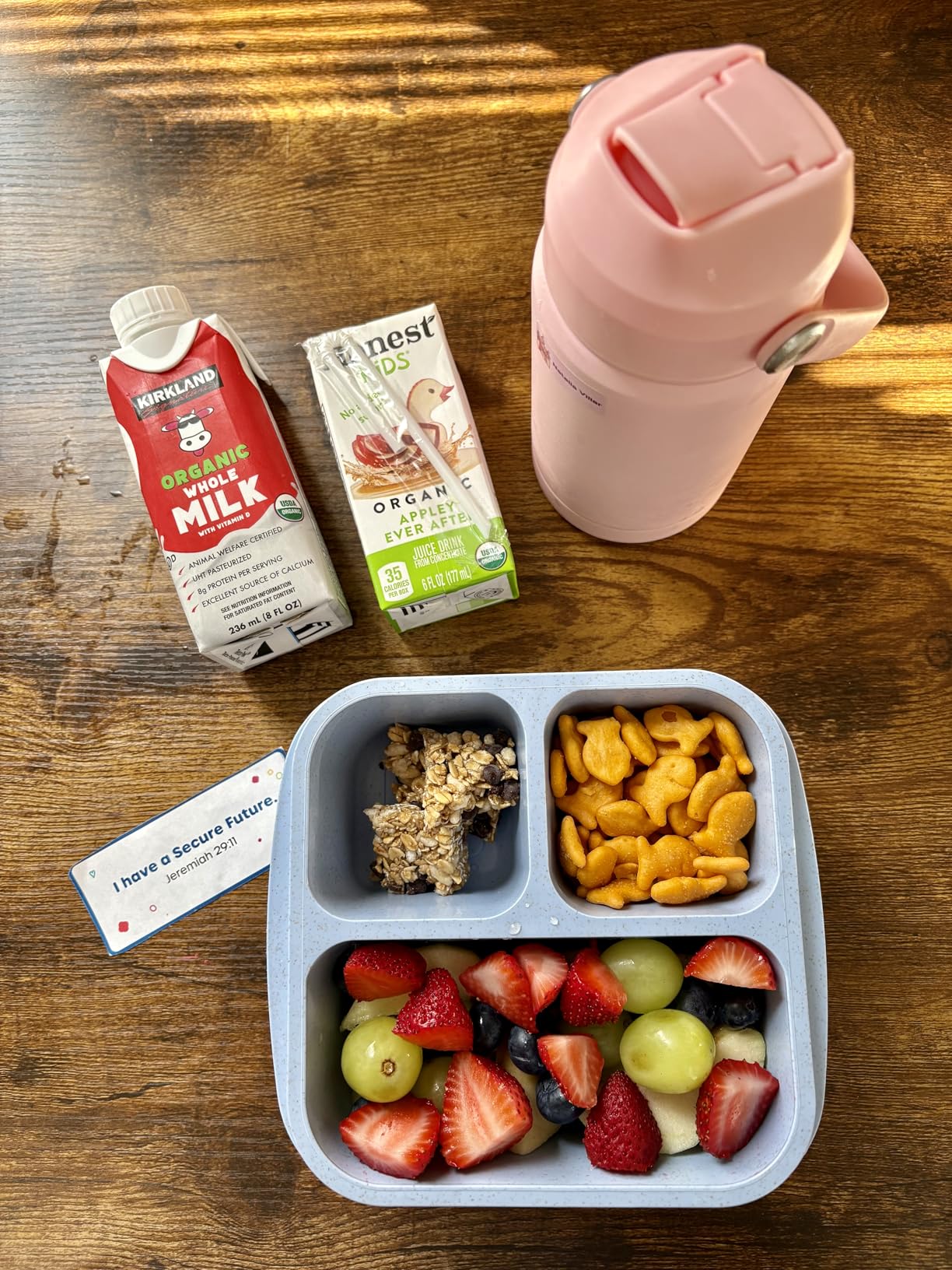 Rinwoc Bento Box [Portion Size], 3 Pack Snack Containers with 3 Compartments for Meal Prep & On-the-Go [School, Travel], Lunchable Container Reusable and BPA-Free customer photo 2