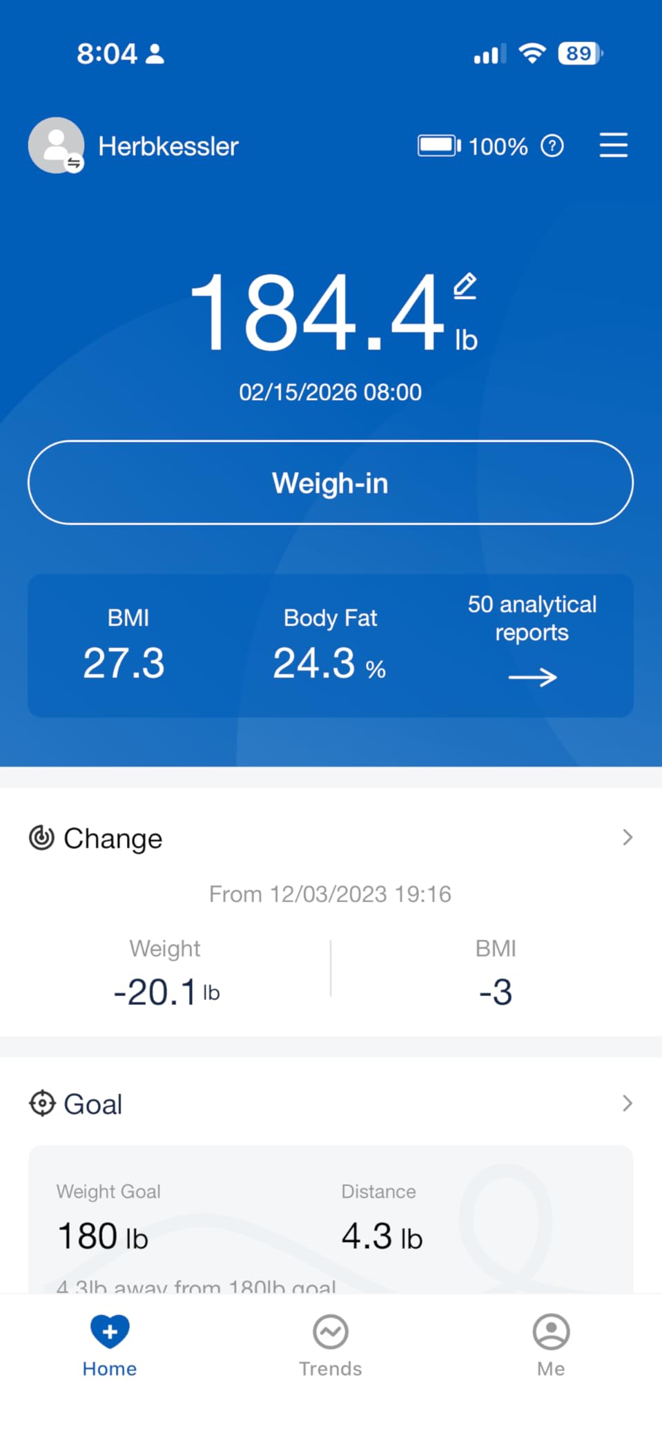 GE Smart Scale for Body Weight: Full Body Composition Analyzer, 50+ Metrics customer photo 1