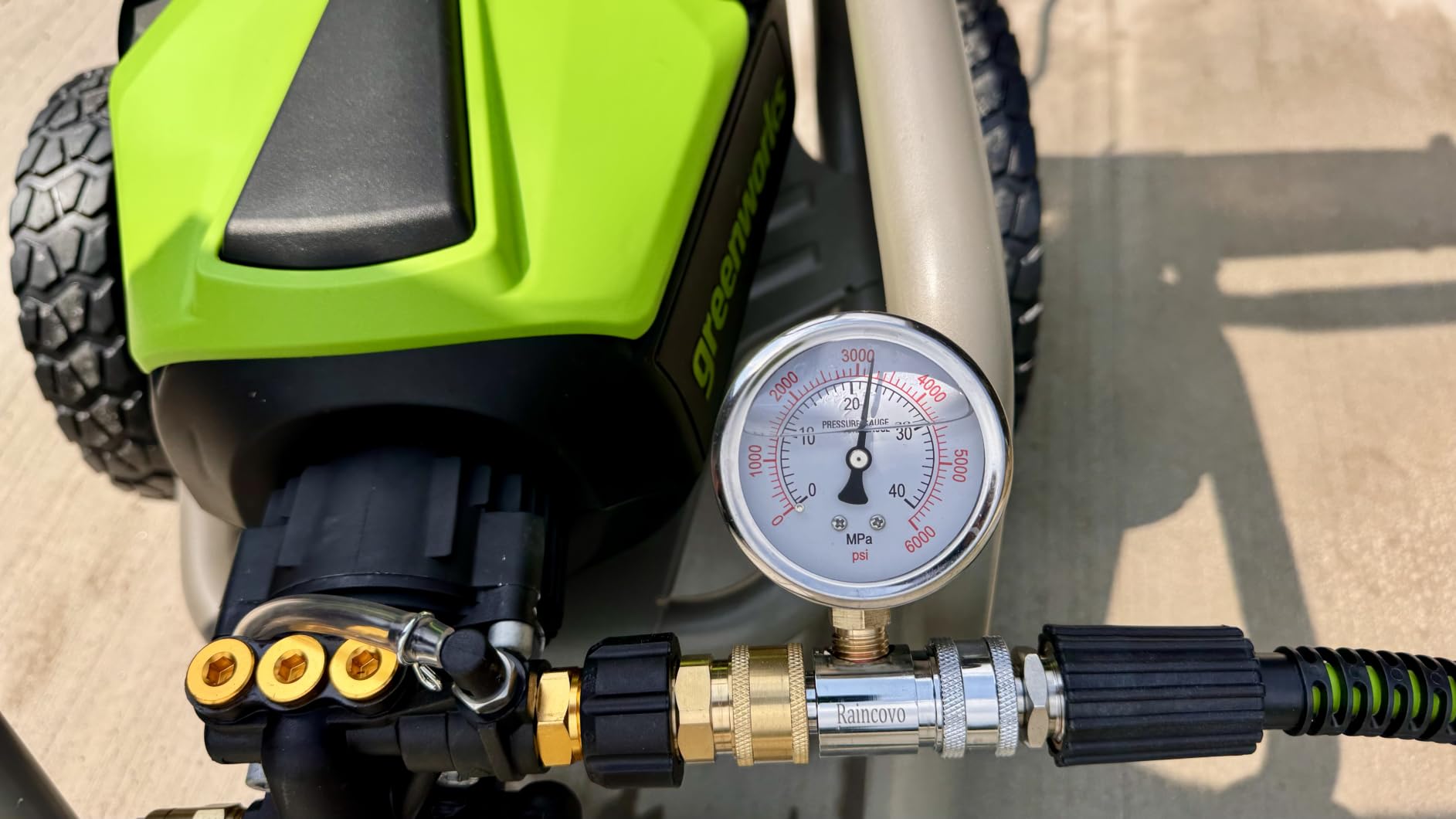 Greenworks 3000 PSI (2.0 GPM Max) Brushless Electric Pressure Washer customer photo 1